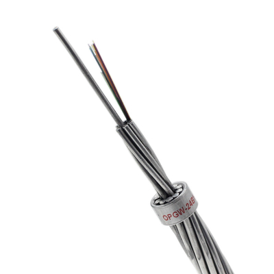 G655C G652D Opgw Fiber Optic Cable 24 36 48 96 144 Core