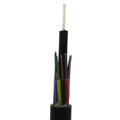 Overhead GYFTY Fiber Optic Cable with PE Outer Jacket in Single Mode