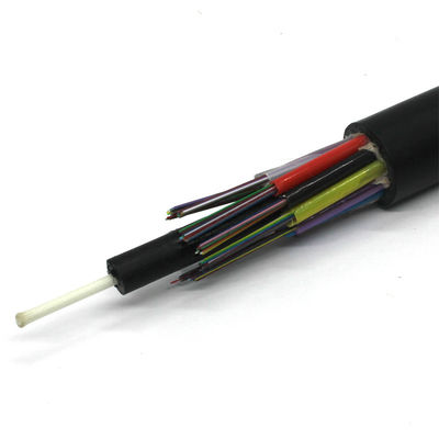 Overhead GYFTY Fiber Optic Cable with PE Outer Jacket in Single Mode