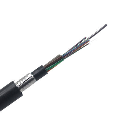 Double sheath armored anti rodent 12 24 48 core GYTA53 fiber optic cable
