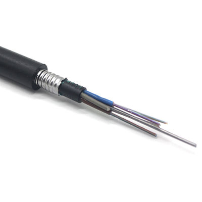 Single Mode Armored Outdoor Fiber Optic Cable 48/96/144 CORE Communication Cables Internet GYTY53 GYTA53 Communication Cables