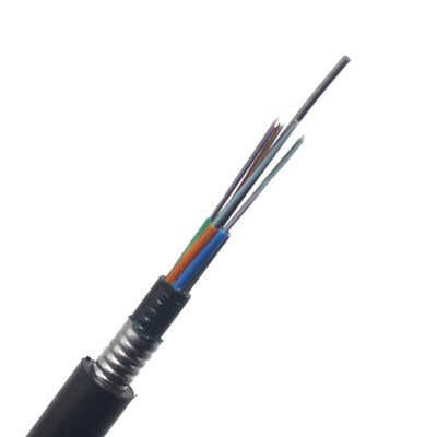 Single Mode Armored Outdoor Fiber Optic Cable 48/96/144 CORE Communication Cables Internet GYTY53 GYTA53 Communication Cables