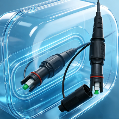 IP68 Waterproof 1 Core Armored Corning Fiber Optic Patch Cord Optical Fttx FTTH Compatible Corning Optitap Sc/APC Connector