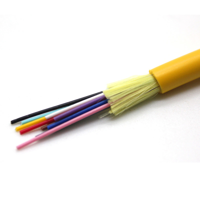 1-24 core Indoor tight buffer GJFJV SM OM1 OM2 om3 fiber optic cable  manufacturer