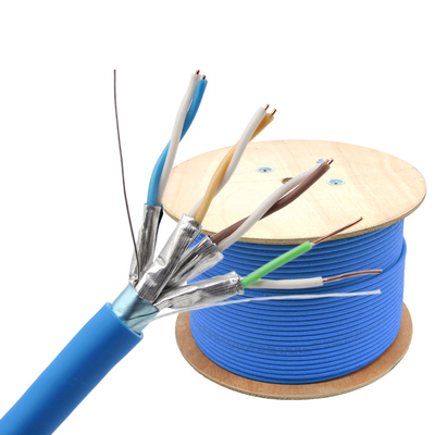 Venda a retalho de cabo Ethernet torcido de cobre puro 4PR Cat7a Cat7 Cat8 Cabo SFTP de rede de cabo Cat 7 Fornecedor