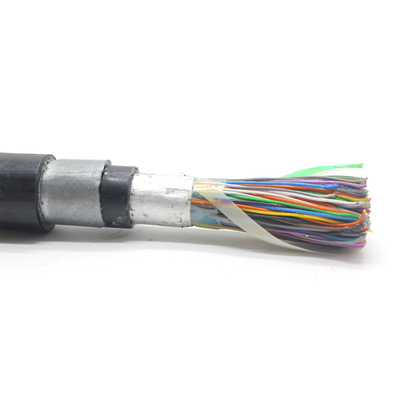 Cable telefónico Cat3 exterior interior HYV HYA Cable de rede não blindado e blindado 10 - 100 par 26AWG/24AWG