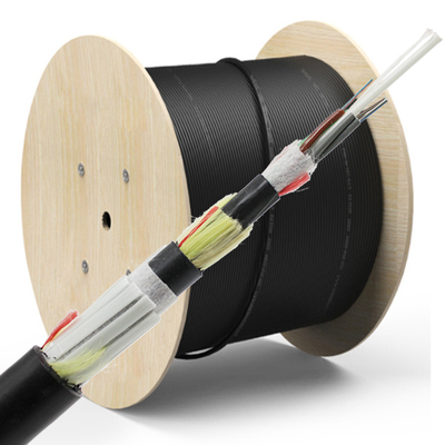 12- 144 núcleo ADSS cabo de fibra óptica para exterior anti-mordida de rato e auto-suporte de design de suprimento