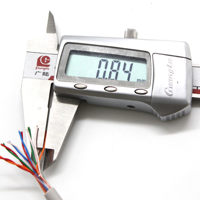 Cabos e fios de telefone de cobre não blindados de 12 núcleos e 24 núcleos para interiores com material de isolamento PE