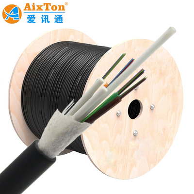 Cabos de fibra óptica de conduta totalmente dielétricos não metálicos GYFTY 12- 288 Core SM G.652D