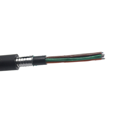 GYTY53 Cable de fibra óptica blindado tubo solto 2-144 Core de aço Al Tape