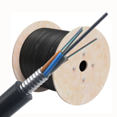 GYTA Cabos de fibra óptica de modo único G652D Cabos ópticos de aço ondulado de tubos múltiplos