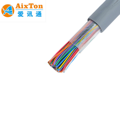 100 pares de cabos telefónicos internos para comunicação 24AWG 26AWG PE Material de isolamento YD/T838.4-2003