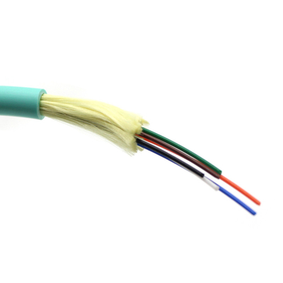OM3 OM4 Cabos de fibra óptica para interiores com raio de curvatura 10D/20D e material de jaqueta exterior LSZH