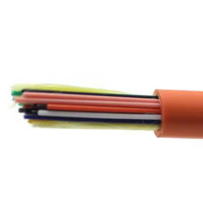 G657A1 OM1 OM2 Cabos de fibra óptica para interiores GJFJV 4 6 8 12 24 Raio de curvatura do núcleo 10D/20D mm