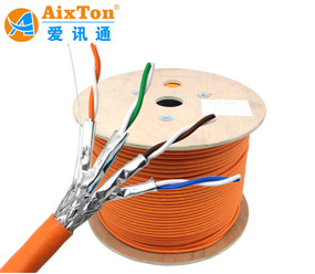 OEM Ftp Stp Sftp Rede Cat7 Lan Cable 1000ft 305m Roll 23awg Com Caixa