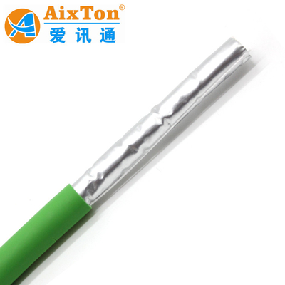 FTP Cat6A/Cat6e Cabo de rede LAN Ethernet interno/externo 305m com maquilhagem de PVC Condutor de cobre nu 23AWG