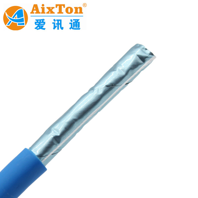 Cable de cobre puro e nu Conductor Cat6A Cat 6e para redes interiores e exteriores Lan