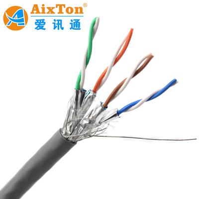 Cable de rede SFTP para infraestrutura com camisa exterior LSZH/PVC
