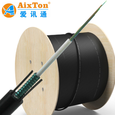 GYXTW 12 Núcleo 6.0mm 7.0mm 8.0mm Fibra Óptica Redonda Cabos de Fibra Óptica SingleMode 9/125 8 Fibras com tambor blindado de aço ondulado