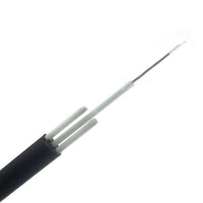 Cable de queda de fibra aérea exterior com construção central de tubo solto G652D G657 SM MM PE Jacket Mini ADSS GYFXTY FRP