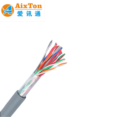 15 30 25 20 10 80 150 par 0,4 cabo telefónico subterrâneo 26awg cabo blindado de gelatina exterior