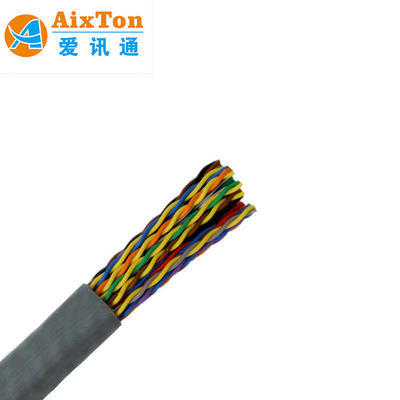 Cable telefónico subterrâneo com condutor sólido de cobre