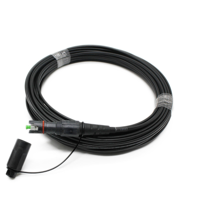 FC/APC OptiTap Conector de Fibra Exterior Cordão de Parche IP67 Corning à prova d'água Feminino Mini SCAPC 1M 2M 3M 5M 3,0mm Cabo Amarelo Fibra Contagem 2 LC