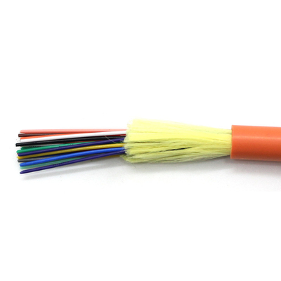 4 8 12 Núcleo de cabo de fibra óptica Gjfjv Modo único OM1 OM2 Cabo de fibra óptica para interiores Gjfjv