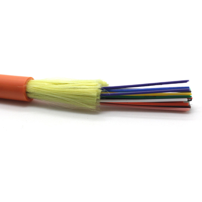 GJFJV 50/125um 10G OM1 OM2 OM3 Multimodo Multicor 6 Núcleos Cabo de Fibra Óptica Interno LSZH com Buffer Ajustado
