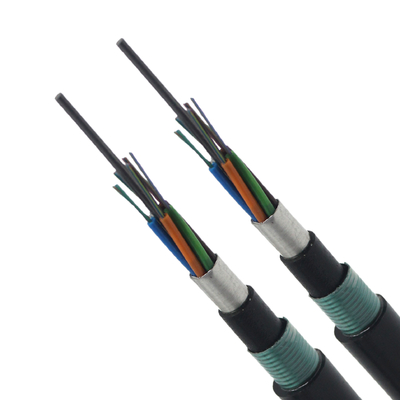 GYTA53 GYTY53 Cabo de fibra óptica enterrado por conduta direta 12 24 36 48 72 96 Núcleo