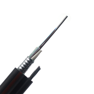 Figura 8 Cabo de fibra óptica 48 núcleos GYTC8S blindado de modo único G.625D com jaqueta exterior PE