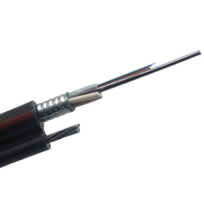 2 4 12 16 24 48 96 Núcleo Aéreo Blindado Fig8 Tipo Cabos de Fibra Óptica Por Meter GYTC8Y GYTC8S Cabos Exteriores Preto Cor