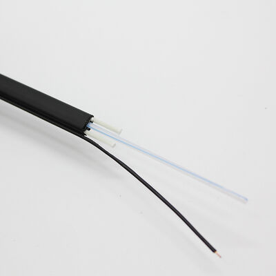 Waterproof Opti-tap Corning LC APC connector fiber optic patch cord with G657A1 G657A2 Single mode Flat drop cable