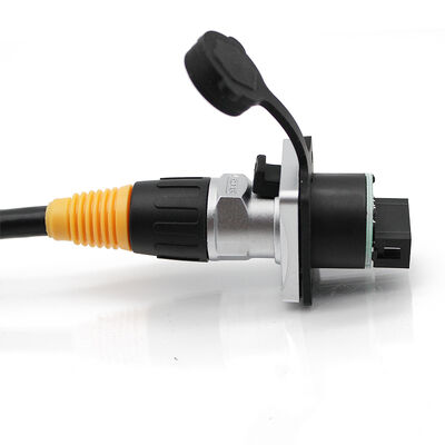 Cabo RJ45 compatível com EtherCON CAT6 Cabo Ethernet industrial blindado de 10 Gbps Cobre livre de oxigênio para áudio e vídeo DMX