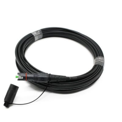 IP68 à prova d'água para exterior SC/APC Cordão de Fibra de Parche de Modo Único 1 Núcleo FTTH Compatível com Corning para Conector