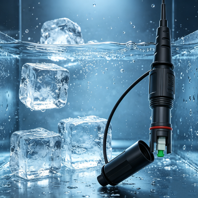 IP68 fora de casa Corning Jumpers GJYXFCH FRP Drop Cable Patch Cord com Messenger